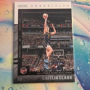 Caitlin Clark Panini Chronicled Basketball Card WNBA Indiana Fever